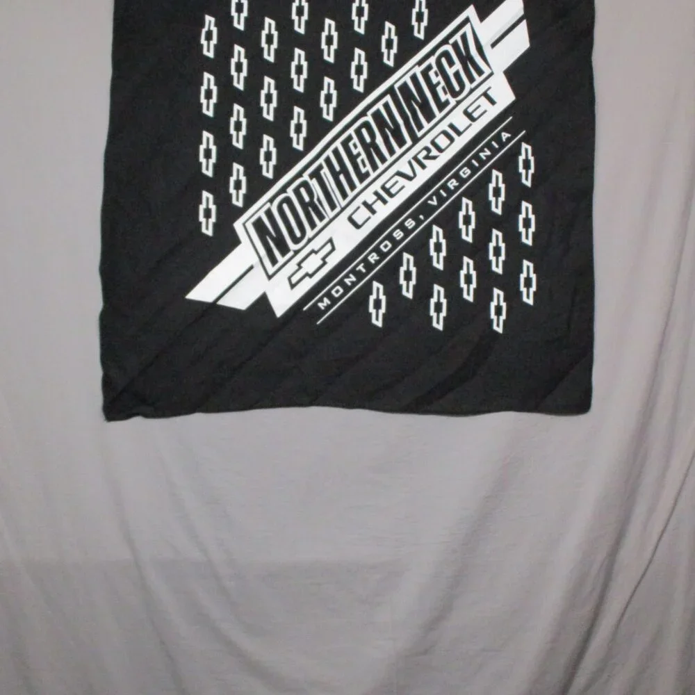 Chevrolet‎ Northern Neck Bandana/Scarf Black & White
